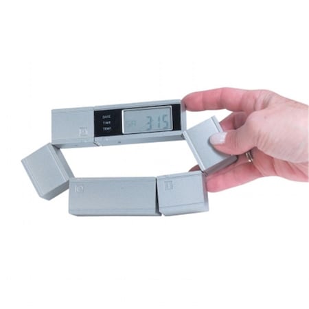 Natico Originals Clk Alm Time Date Temp Flip 10DF187